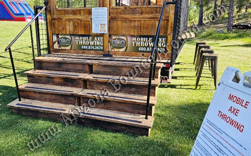 Mobile Axe Throwing Trailer Phoenix Arizona